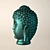  Serene Buddha Head Sculpture 3D model small image 3