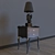 Elegant Set: "BUONAPARTE" Table & "HORSE VOL.1" Lamp 3D model small image 2