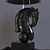 Elegant Set: "BUONAPARTE" Table & "HORSE VOL.1" Lamp 3D model small image 3