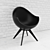 Contemporary Plastic Armchair 3D model small image 1