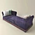 Title: Trendy Boho-Style Sofa 3D model small image 1