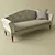 Patterned Leg Sofa 3D model small image 1