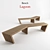 Lagoon Design Bench 3D model small image 1