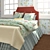 Honeysuckle Thibaut Bed: Elegant and Modern 3D model small image 2