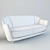 Italian Made Folies Sofa 3D model small image 2