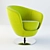 Italian Designer Armchair Jango 3D model small image 1