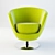 Italian Designer Armchair Jango 3D model small image 2