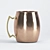 Authentic Moscow Copper Mug 3D model small image 1