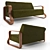 Aalto 544: Iconic Architect's Sofa 3D model small image 1