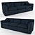 Italian Design Sofa: Linea Italia ORBETELLO 3D model small image 1