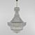 Elegant Crystal Chandelier 3D model small image 1