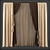 Elegant Window Curtains 3D model small image 1