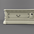 Carved TV Stand with Drawers 3D model small image 2