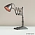 Elegant Fraiser Desk Lamp 3D model small image 1