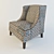 Cozy Lounge Armchair 3D model small image 1