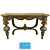 Sleek Lacroix Console Table 3D model small image 1