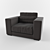 Elegant Piet Boon Armchair 3D model small image 2