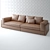 Luxury Chaise Lounge: Customizable and Exclusive 3D model small image 1