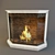 Cozy Fire: Modern Fireplace Solution 3D model small image 1