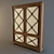 Modern Four-Door Cupboard 3D model small image 1