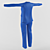 Elegant Women's Suit 3D model small image 2