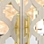 Elegant Glass and Mirror Door 3D model small image 3