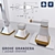 GROHE Grandera Bath Mixer: Elegant Chrome/Gold 3D model small image 2