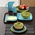 Hoganas Stoneware: Matte & Gloss Glazed Dinnerware 3D model small image 1