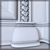 Siena Avorio Italian Hallway Furniture 3D model small image 2