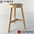 Natural Wood Chair 3D model small image 1