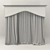 Elegant drapes with valance 3D model small image 2