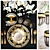 Elegant Versace Prestige Gala Serving Set 3D model small image 2