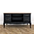 Belveder 28" Black TV Stand 3D model small image 1