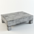 Elegant Rectangular Coffee Table 3D model small image 1