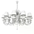 Valencia 4 Hanging Chandelier 3D model small image 2