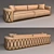 Luxury Visionnaire Kingsley Sofa 3D model small image 1