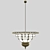 Eastern Charm Chandelier 3D model small image 1