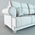 Elegant Flamenco Sofa, Belarus-made 3D model small image 3