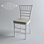 Elegant Aluminum Chiavari Chair 3D model small image 1