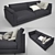 SWAN Host L206 Sofa: Elegant and Spacious 3D model small image 2