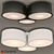 Modern Chic Ceiling Chandelier CERCHI 1515-6C 3D model small image 1