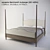 Elegant Bernhardt Auberge Bed 3D model small image 1