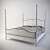 Elegant Bernhardt Auberge Bed 3D model small image 3