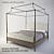 Luxury Bernhardt Auberge Bed - Elegant and Stylish 3D model small image 1
