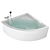 Luxury Villeroy&Boch Subway Bathtub 3D model small image 1