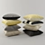 Luxury Cushion Set: H&M Home 3D model small image 3