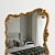 Elegant Chippendale Mirror 3D model small image 3
