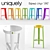 UNO Metal and Plywood Bar Chair 3D model small image 1