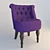 Cozy Moka Armchair 3D model small image 2