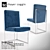 Milo Baughman's Timeless 1187 Dining Chair 3D model small image 2